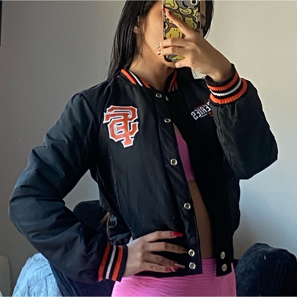 Reversible SF Giants Bomber Jacket - Picture 7 of 8